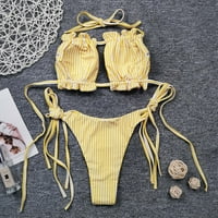 Ocivier Print ženska odjeća za plažu boja Postavi kupaći kostimi kupaći kostimi punjeni grudnjaci šibljem