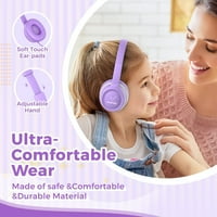 Dječje slušalice, slušalice za djecu, ožičene slušalice sa sigurnim ograničenim granicama 85dB, podesivi