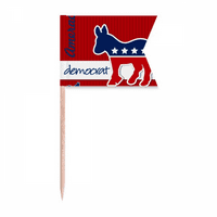 Amerikanski amblem za magarac Demokrat zastava za zube zastava označavanje za zabavu za zabavu