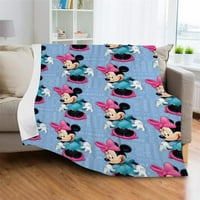 Klasika Minnie Mouse Dike i bacači Jedinstveni pokrivač lagana za kauču Kauč Dekor za krevet