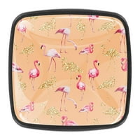 Trčasti ormar za ručicu ormarića ploča za gumbu vuče ručice Flamingo pločice sa vijcima nameštajem nameštaju