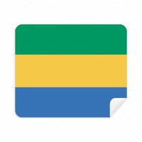 Gabon Nacionalna zastava Afrika Čišćenje za čišćenje tkanina za čišćenje tkanine od antilop
