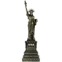 Frcolor Retroamerička statua Liberty Decor Oprema namještanja Metalni ukras za rukotvorine minijature