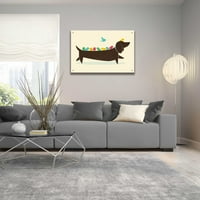 Epic Art 'ptičji pas' od Jay Flecka, akril staklene zidne umjetnosti, 36 x24