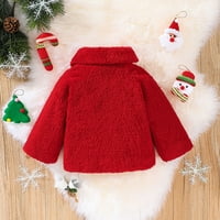 Dječji jakne za djecu Toddler Baby Girginje Božićni res Objavite TOLLDER Dječja zimska jakna Topla odjeća