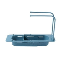 xinqinghao kuhinjski sudoper Storap Snimanje za pranje posuđa uvlačenje šupljeg stalak za pohranu plava