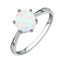 Bazyrey prstenovi za žene Opal prstena modna ženska nakit ispunjena SI prstenasti za mladenkinja za