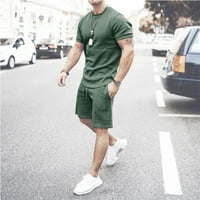 Muška majica i kratki kratki rukav i kratke hlače postavljaju ljetnu odjeću Sportska odjeća Ležerna