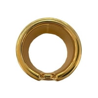 Ovjerena korištena Hermes Hermes olymme GM Ring Gold Hardware H Logo crna S Veličina Dodatna oprema Muške žene Novo