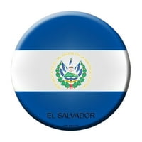 El Salvador Country Novelty metalni kružni znak C-259
