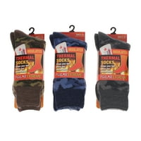 Pakovanje - Polar Extreme Muške toplinske izolirane termalne čizme maskirne čvrste čarape - asortirane