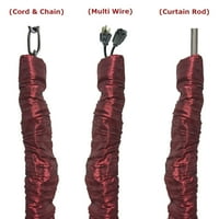 Kraljevski dizajn Tkaninski kabel i lanac sa pričvršćivačem na dodir - idealan za pokrivanje lusterskih