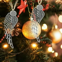 LDYSO božićni ukrasi anđeo krilo božićno ukrašavanje viseći memorijalni ukras
