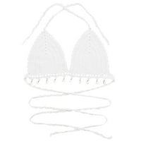 Ženski kupaći kostimi Žene Nova moda izdužena čistom ručnom tkanom školjku Bikini Top kupaći kostim