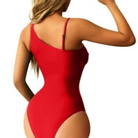 Ženske odjeće za plažu koja šive gaze kupaći kostimi za košulje nagnutog remena za rame Bikini
