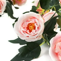 Umjetni cvijet Garland lažna ruža vinove sile viseće cvijeće loze za vanjsku vjenčanu luku spavaću sobu