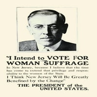 WOODROW WILSON: Odličan za poster za suragu. Pogled na Woodrow Wilson na stegu još uvijek se razvrstavaju