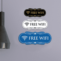 Dizajner besplatni WiFi znak - Srednja
