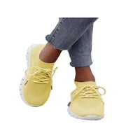 Fangasis ženske lagane cipele za hodanje udobne prozračne radne tenisice MESH čipke za teretanu