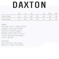 Daxton Premium Basic Crew vrat kratkih rukava majica Gradovi Washington Pismo - Crveno zlato-X