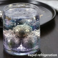 Juliy polirani ledeni kocki kalup od nehrđajućeg čelika kocki se postavlja viski kamenje za brzu ne-distribuiranje