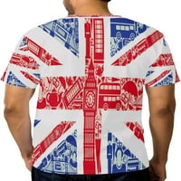 Zastava države Engleska Majica za muškarce Muškarci All Over Print Majica Majica s kratkim rukavima