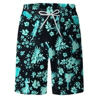 Clearsance YoHome Muški kratke hlače Modna tiskana Havajska plaža Fit Sport Casual Shorts Hlače Tamno