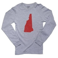 New Hampshire Red Republichan - Izborna silueta Muška majica dugih rukava