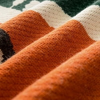 Dolith Fall, Zimski kardigan džemperi za žene, plus, prevelizirani, topli, narandžasti, muškarci travnjaka