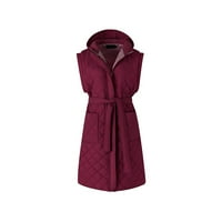 Popularni zimski kaputi za zimu za ženske zimske odjeće Plus size topla kapuljača od kože pamučni kaput