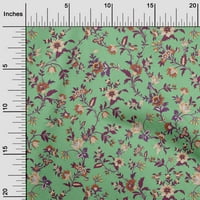 Onuone svilena tabby ment zelena tkanina Jakonska cvjetna tkanina za šivanje otisnuto zanatsko tkaninu