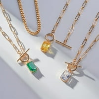 Slojevi ogrlice za žene 14K pozlaćene vintage choker ogrlice za žene djevojke zlatne nakitne poklone