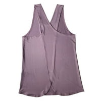Mveomtd Top Workout Vest Sportska majica bez rukava Ženska leđa Yoga Casual Back Ženska bluza Žene Odjeća