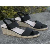 Ymiytan ženske sandale za klina na plaži Sandal gležnja nakloni Espadrilles Ljeto Neklizajuće komforne