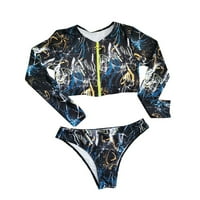 Olyvenn ponude ženski bikini kupaćim kostima ljetne modne odjeće za djevojčice kravata boja za plažu
