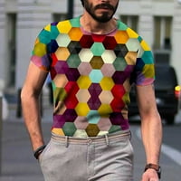 Inleife Ljetne košulje kratki rukav Muška uniza dnevna majica 3D Print Graphic Print životinjskih print