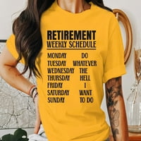 Majica za penziju Tebeni raspored, za odmor, za odmor, socijalni osiguranje Tee, smiješni 50. rođendanski