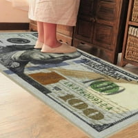 Tit sto dolarnog raskinja na računu $ Bill Print Neklizajući tepih za prostirke za dnevnu sobu Spavaća