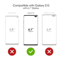 Razlikovanje Clear Shootfofofofof-hibridni slučaj za Samsung Galaxy S - Branik TPU, akril nazad, zaštitnik