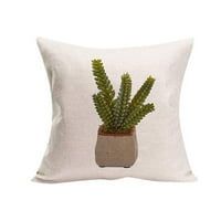 Fomlatr kaktus sočni biljke jastuk navlake pokriva pokrivač od cvijeća cvijeća