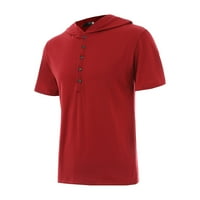 Košulje za fragarne za muškarce Ljeto Muška majica s kapuljačom kratkih rukava modni casual sportski