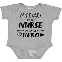 Inktastic moj otac je medicinska sestra i heroj poklon dječji dječak ili dječji dječji bod