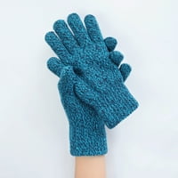 Aaiymet Grijane rukavice za muškarce Boja podstavljena vuna pletene tople rukavice