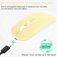 2.4GHz i Bluetooth punjiv miš za bežični miše Meizu Bluetooth dizajniran za laptop MAC iPad Pro Computer