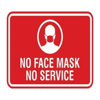 Klasična uokvirena maska ​​za lice bez servisnog znaka - mala 4x6