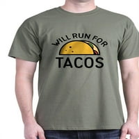 Cafepress - će se pokrenuti za tacos tamna majica - pamučna majica