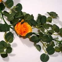 KINZD Artificial Vinea DIY jednostavan za održavanje FAU svilenog ukrasnog dekora umjetnog cvijeta