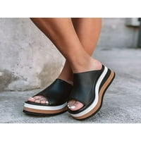 Prednjeg swwalk dame Sandal Peep Toe Slides na platformu Sandale Ljetne moderne casual cipele Ženske