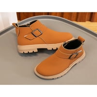 Zodanni Dječji čizme Bočni patent zatvarač borbeni čizme SOLE gležnjače Dječje dječake zimske cipele