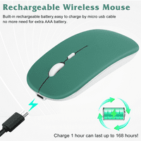 2.4GHz i Bluetooth punjivi miš za PRO Bluetooth bežični miš dizajniran za laptop MAC iPad Pro računarski